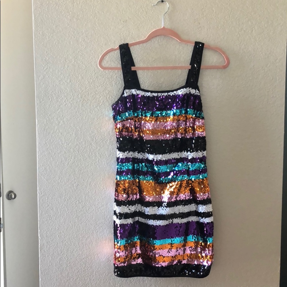 Sequin mini dress